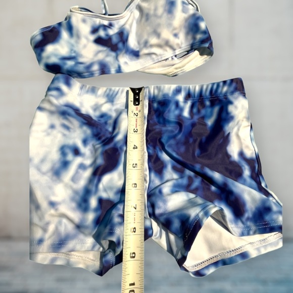 🟢5/$25 3-pc Bathing Suit Tie-dye Blue 8/10 - Picture 11 of 16